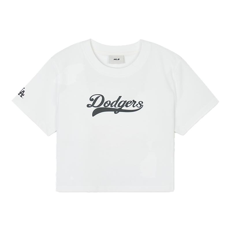 MLB官方 女款学院风字母T恤百搭运动短袖24夏季新款TSV12