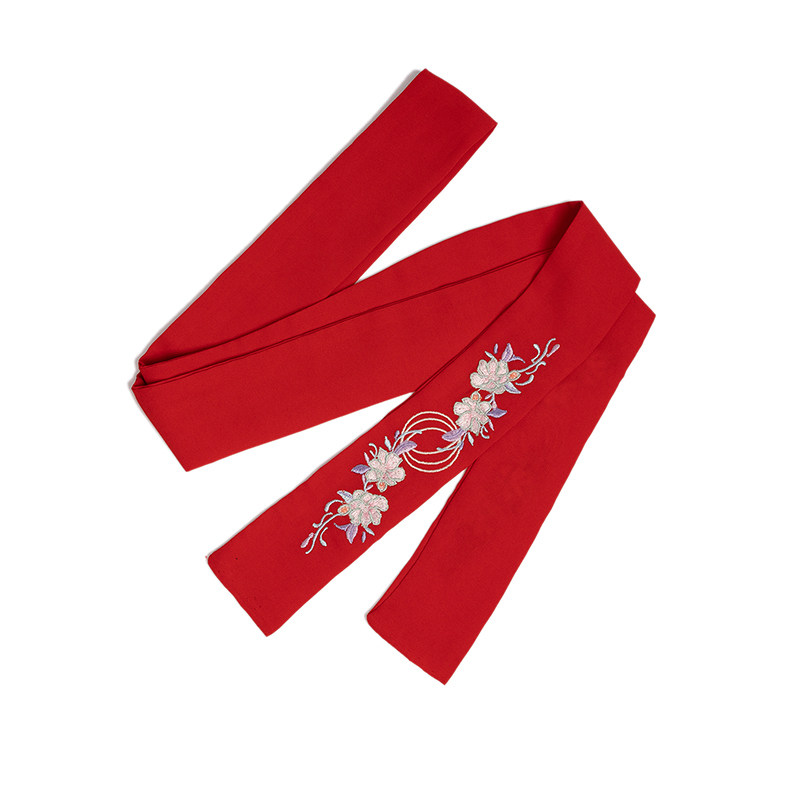【司花令】解语花原创汉服配饰绣花发带饰品秋冬日常古风现货多色