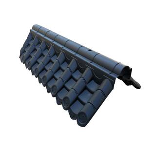 37墙双面围墙树脂瓦徽派建筑新中式仿古屋檐装饰农村庭院外墙头瓦