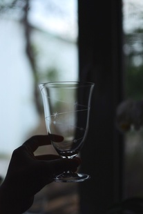 Camus say 人工手刻 新疆 果汁咖啡杯 收集时光 星轨玻璃杯 甜 包邮