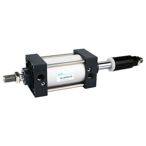 可调行程标准大推力气动小型气缸 SCJ63/80/100-25/50/75/125*150