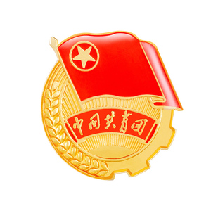 共青团团徽正版强磁铁扣团徽别针磁吸标准型团员徽章蝴蝶胸针团旗青少年学生用新款加厚定制团徽礼盒