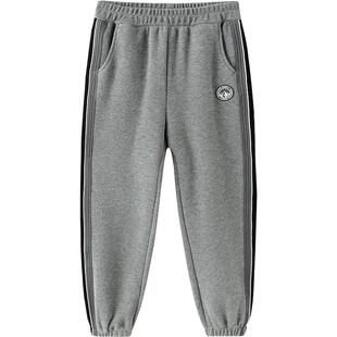 巴拉巴拉童装儿童裤子男童长裤秋冬装卫裤加绒保暖束脚休闲时尚潮