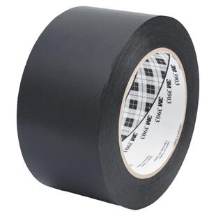 3M3903黑色布基胶带粘地毯专用胶布地膜管道皮革沙发修补帐篷太阳伞破洞修补漏易撕耐磨包装封箱强力防风胶带