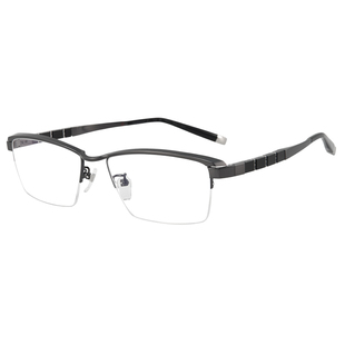 夏蒙眼镜架男士成熟稳重商务半框典雅高级感近视ZT27091/ZT27057