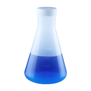 塑料三角烧瓶锥形瓶实验室三角瓶PP广口摇瓶50 100 250 500ml