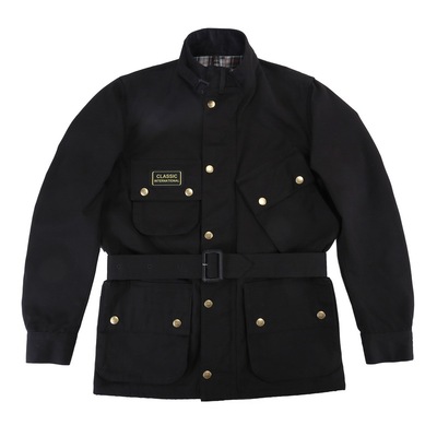 复古防风英伦机车经典款夹克