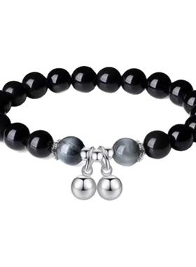 黑曜石手串男士小众礼物送女朋友