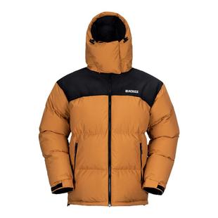 黑冰羽绒服冬季男 户外防风保暖羽绒服男女同款加厚鹅绒外套8536