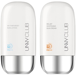 unny防晒霜50ml男女面部身体水润高倍防晒乳美白隔离学生军训正品