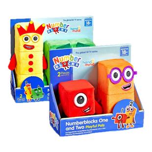 美国Numberblocks联名款数字积木毛绒人偶数字1-10玩偶儿童玩具