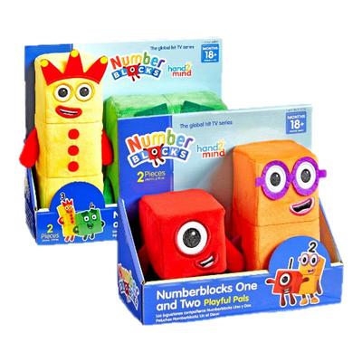 美国Numberblocks联名款数字积木毛绒人偶数字1-10玩偶儿童玩具