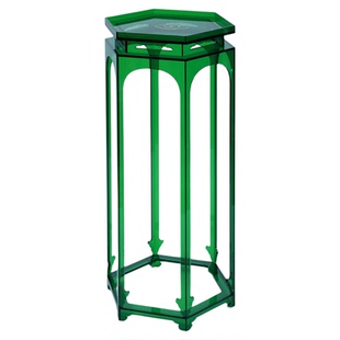 宋式美学花几 新中式客厅花架 东方古韵huajia原创设计六边形花几