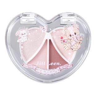 JILL LEEN天使小熊四色卧蚕眼影盘大地色阴影提亮自然立体低饱和