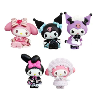 库洛米蛋糕装饰摆件三丽欧复古玉桂狗帕恰狗美乐蒂生日派对装扮