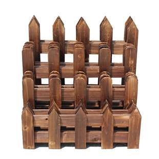 防腐木栅栏围栏篱笆院子草坪庭院装饰户外花园阳台木制栏栅护栏