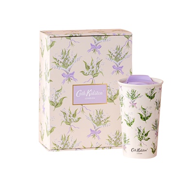 英国cathkidston陶瓷杯双层防烫