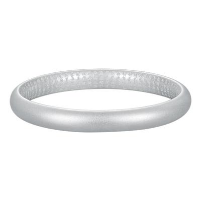 中国黄金足银固口古法素圈手镯