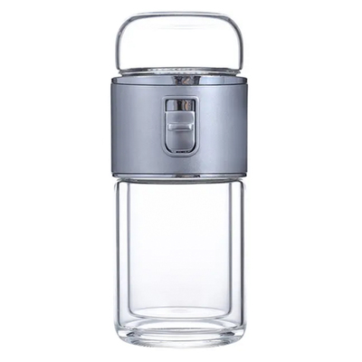 旅行茶具便携小号容量出差玻璃杯