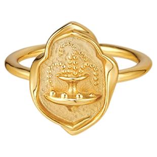 Rainy and Cloudy喷泉花园｜复古浮雕戒指 开口戒指 浪漫花园指环