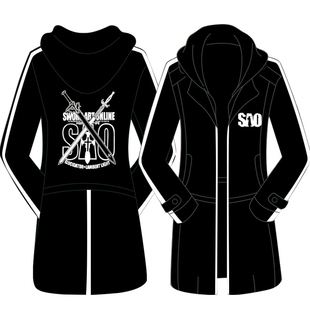 刀剑神域cos风衣外套sao动漫周边桐人卫衣二次元衣服秋冬装包邮