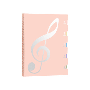 乐谱夹册A4文件夹不反光可改谱钢琴古筝吉他曲谱歌谱收纳琴谱夹