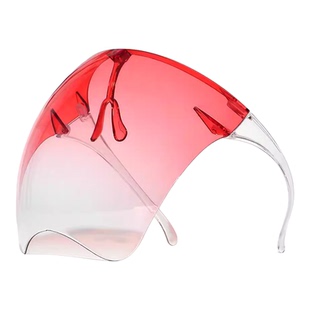 透明全脸防护面罩防飞沫防雾防风护目面罩头罩防尘多功能防油面屏