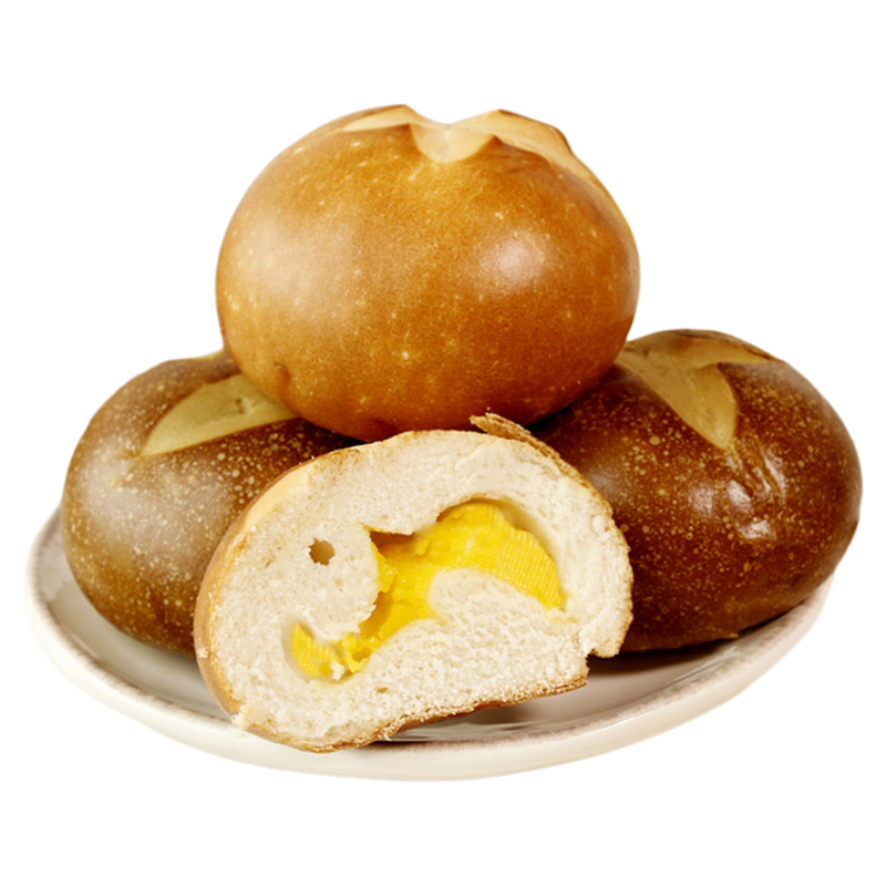 碱水面包球低脂无糖代餐早餐面包饱腹低热量主食碱水球耐吃