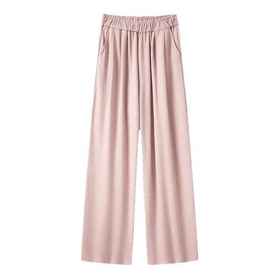 粉色软糯米加绒裤子女冬2025新款