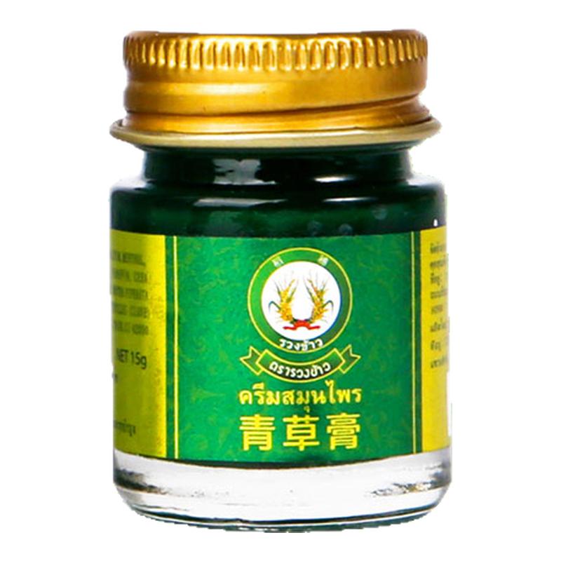 泰国原装进口稻穗青草膏15g止痒