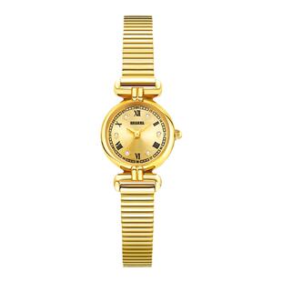 宾爵小金表女士手表宸光名牌轻奢小众石英表复古女表小巧名牌正品