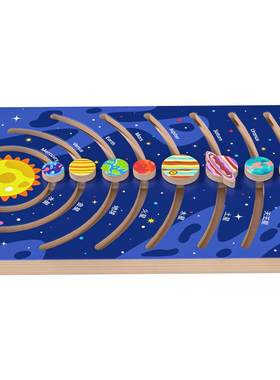 太阳系八大行星拼图益智科普教具