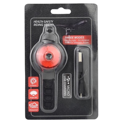 山地自行车后尾灯夜行爆闪警示灯