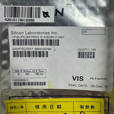 溢价-Silicon Laboratories SI32260-C