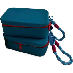 韩版复古羽扇豆蓝~手提收纳包大容量外出通勤包便捷女包防水包包