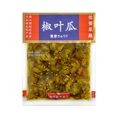 雅玛屋椒叶瓜日式佐餐菜