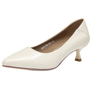 大东法式单鞋女2026新款春季细跟职业女鞋不累脚工作鞋通勤上班鞋