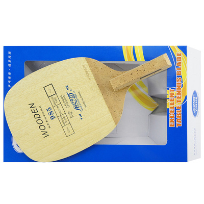 莹恋银河985日直拍层纯木乒乓球