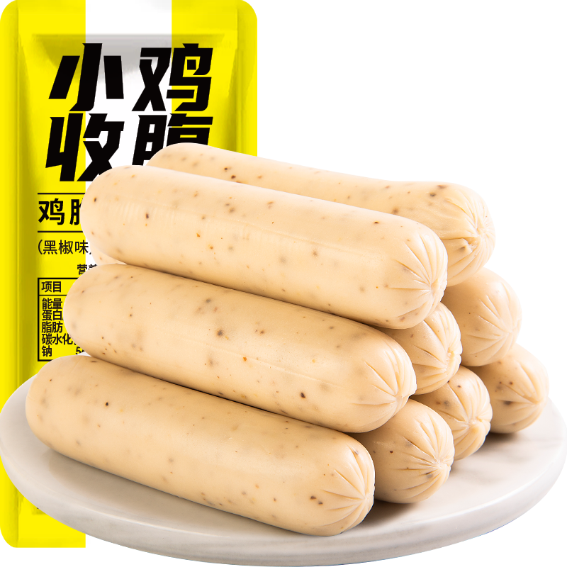 小鸡收腹鳕鱼肠低脂高蛋白