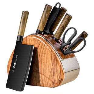 厨房刀具套装组合家用菜刀刀架大全套锋利第一名官方旗舰店正品