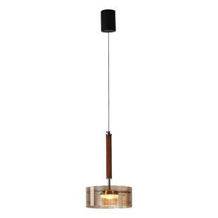 意式极简床头吊灯现代简约新款高级感氛围轻奢玄关玻璃悬浮吊线灯