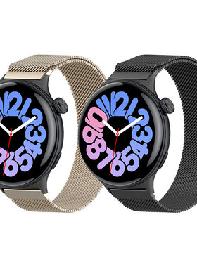 适用于vivowatch5手表表带新款编织米兰尼斯磁吸扣腕带Watch3/2/1智能运动vivo高级感运动iQOO WATCH通用配件