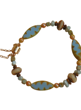 myzoo女捷克珠原创小众ins风手链