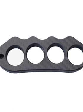 凯撒豌豆荚 碳纤维四指指虎 指环防身战术虎扣非金属拳扣EDC