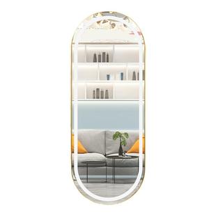 理发店镜子剪发带led灯镜发廊单面镜理发镜台店理发镜镜台店美发