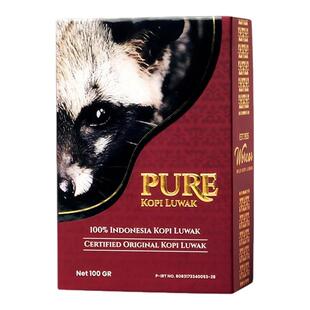 印尼进口WORCAS纯臻猫屎咖啡豆粉经典礼盒送礼精品正品手冲醇厚