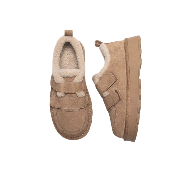 热风厚底雪地靴女款2025年冬季新款加厚保暖棉鞋加绒户外休闲女鞋