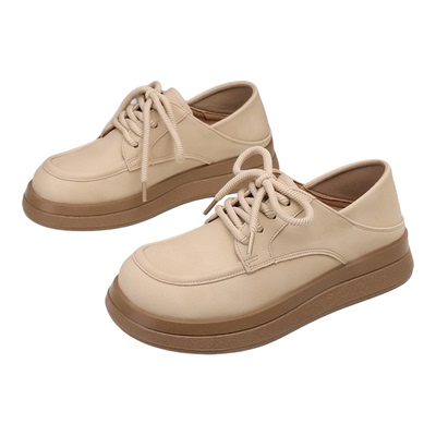 真皮系带小皮鞋新款复古