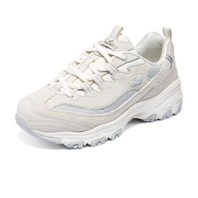 斯凯奇奶茶熊厚底增高老爹鞋