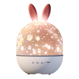 星空投影灯小夜灯卧室睡眠满天星房间女孩儿童过年生日礼物玩具